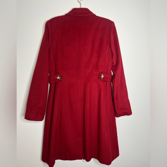 Red Anne Klein Coat - Picture 4 of 8